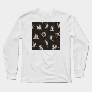 Celestial zodiac copper Long Sleeve T-Shirt